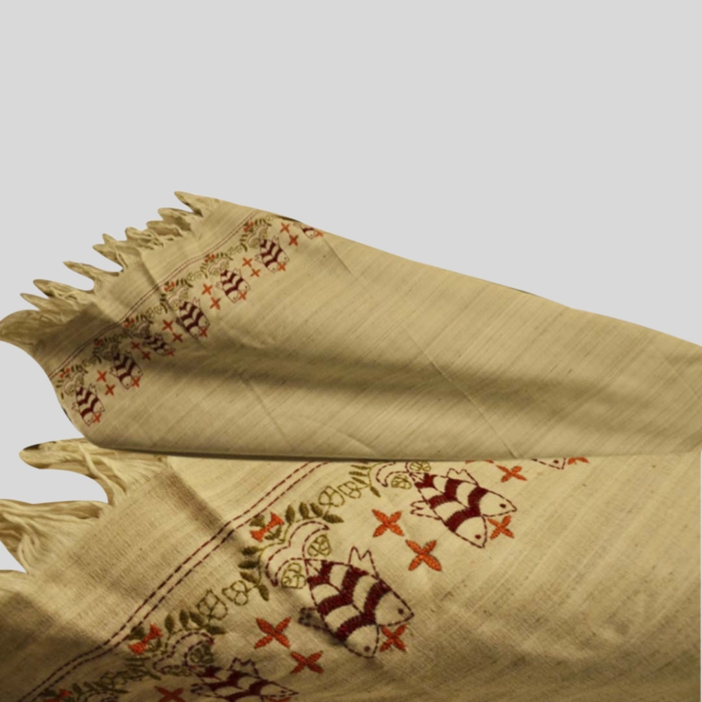 Winter Embroidered Shawl - Image 3