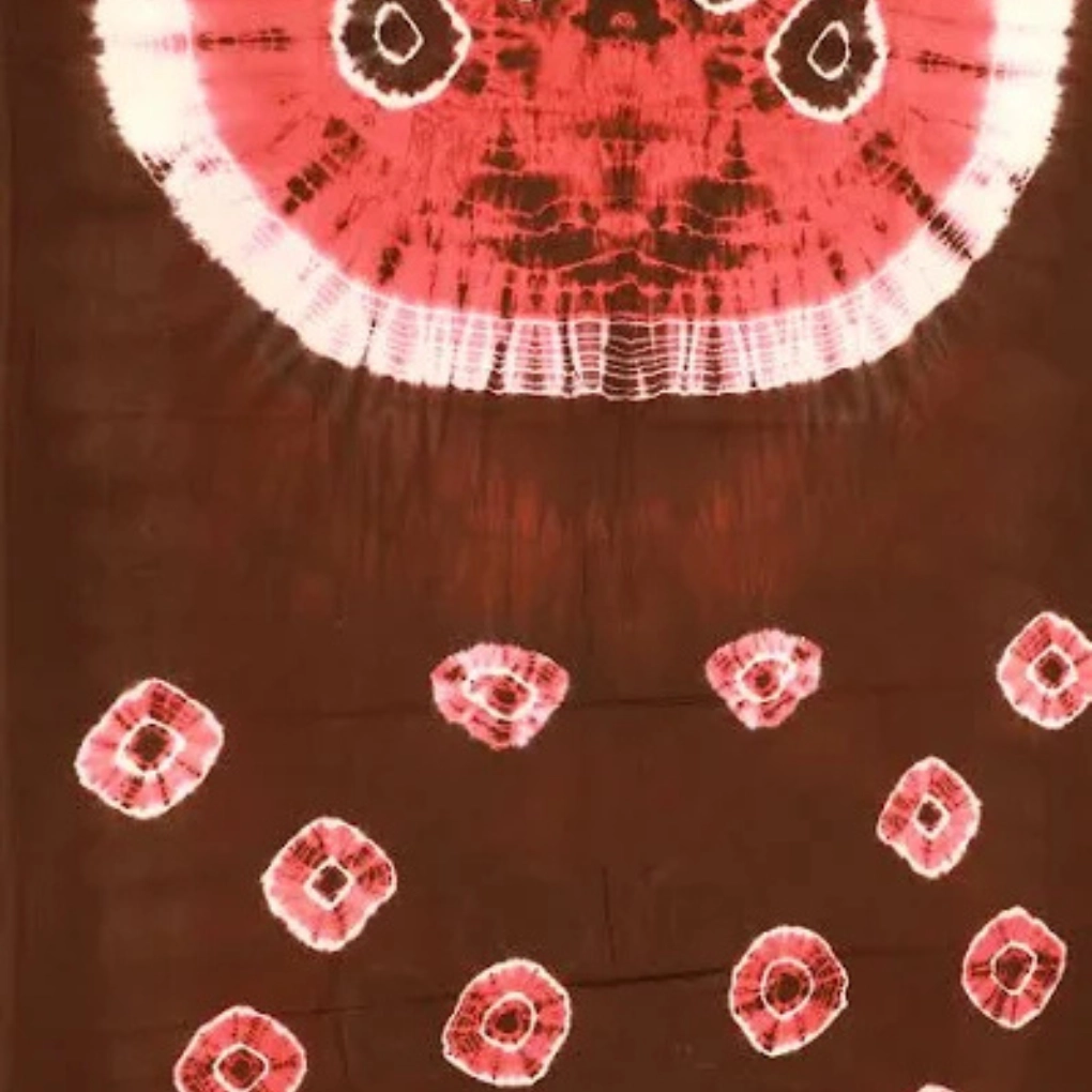 Tie & Die Red-Brown Saree - Image 3